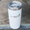 Racing Car White Polar Camel Tumbler - 20oz - Angled