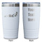 Racing Car White Polar Camel Tumbler - 20oz - Double Sided - Approval