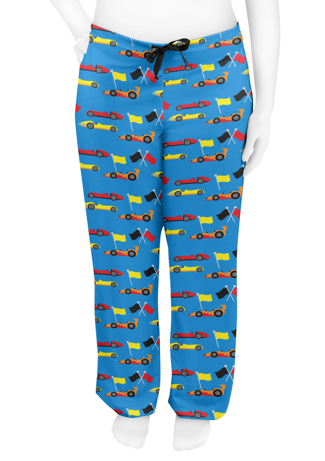 Custom Racing Car Womens Pajama Pants YouCustomizeIt