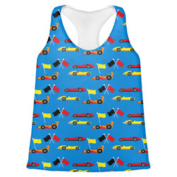 Racing Car Womens Racerback Tank Top - X Large