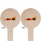 Racing Car Wooden 4" Food Pick - Round - Double Sided - Front & Back