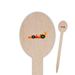 Racing Car Oval Wooden Food Picks