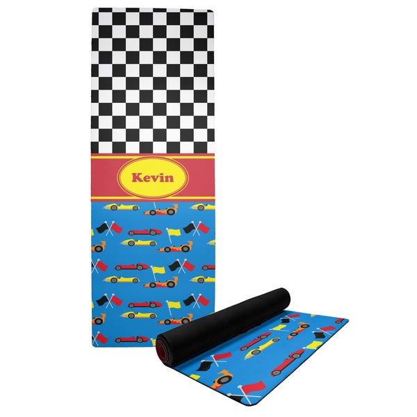 Custom Racing Car Yoga Mat (Personalized)