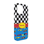 Racing Car iPhone Case - Plastic - iPhone 13 (Personalized)