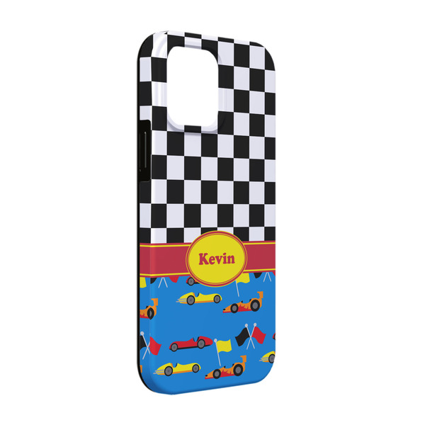 Custom Racing Car iPhone Case - Rubber Lined - iPhone 13 Pro (Personalized)