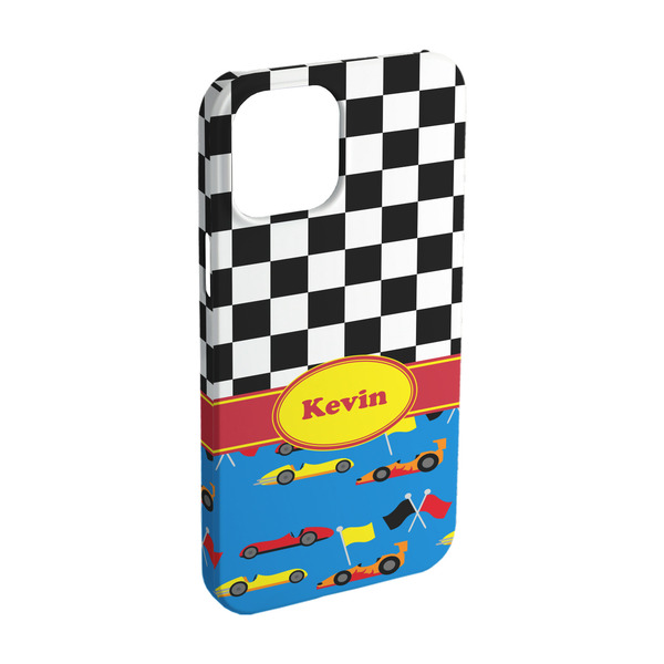 Custom Racing Car iPhone Case - Plastic - iPhone 15 (Personalized)