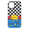 Racing Car iPhone 15 Plus Tough Case - Back