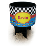 Racing Car Black Beach Spiker Drink Holder (Personalized)