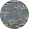 Water Lilies by Claude Monet 1" Multipurpose Round Labels - Single Sticker