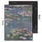 Water Lilies by Claude Monet 11x14 Wood Print - Front & Back View