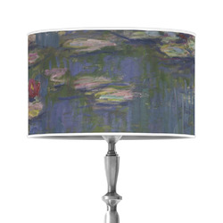 Water Lilies by Claude Monet 12" Drum Lamp Shade - Poly-film