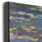 Water Lilies by Claude Monet 12x12 Wood Print - Closeup