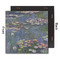 Water Lilies by Claude Monet 12x12 Wood Print - Front & Back View