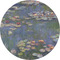 Water Lilies by Claude Monet 3" Multipurpose Round Labels - Single Sticker