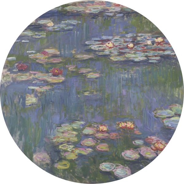 Custom Water Lilies by Claude Monet Multipurpose Round Labels - 5"