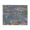 Water Lilies by Claude Monet 8'x10' Patio Rug - Front/Main