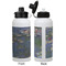 Water Lilies by Claude Monet Aluminum Water Bottle - White APPROVAL