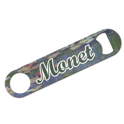 Water Lilies by Claude Monet Bar Bottle Opener - White