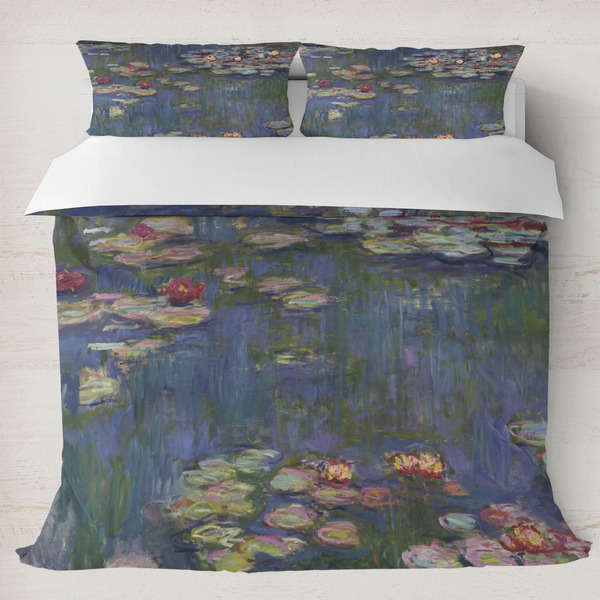 Custom Water Lilies by Claude Monet Duvet Cover Set - King