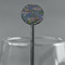 Water Lilies by Claude Monet Black Plastic 5.5" Stir Stick - Round - Main