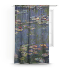 Water Lilies by Claude Monet Curtain Panel - Custom Size