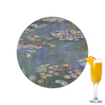 Water Lilies by Claude Monet Printed Drink Topper - 2.15"