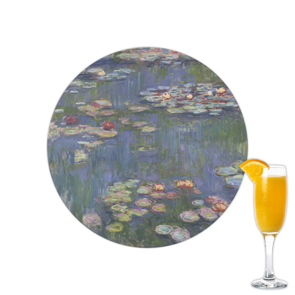 Custom Water Lilies by Claude Monet Printed Drink Topper - 2.15"