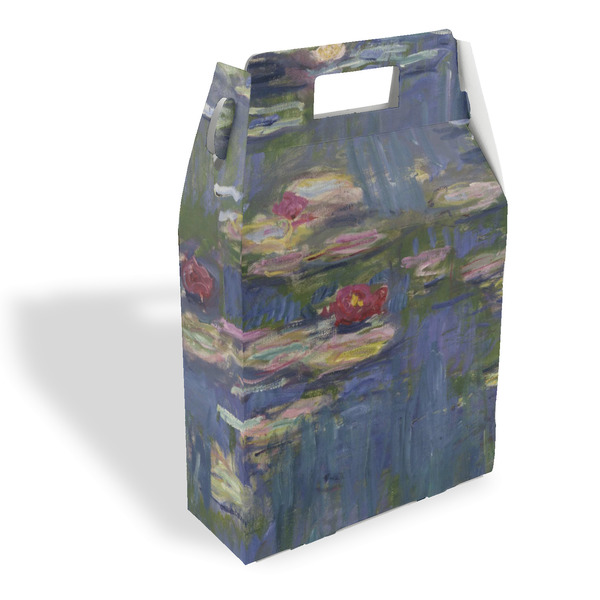 Custom Water Lilies by Claude Monet Gable Favor Box