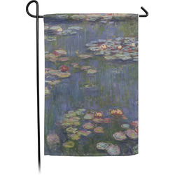 Water Lilies by Claude Monet Small Garden Flag - Single Sided
