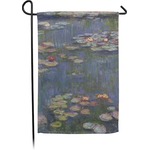 Water Lilies by Claude Monet Small Garden Flag - Double Sided