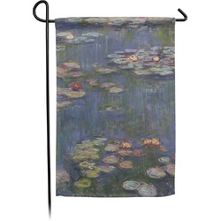 Water Lilies by Claude Monet Small Garden Flag - Double Sided