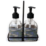 Water Lilies by Claude Monet Glass Soap & Lotion Bottle Set