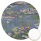 Water Lilies by Claude Monet Icing Circle - Large - Front