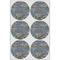 Water Lilies by Claude Monet Icing Circle - Large - Set of 6