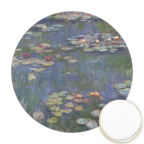 Custom Water Lilies by Claude Monet Printed Cookie Topper - 2.5"