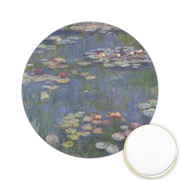 Custom Water Lilies by Claude Monet Printed Cookie Topper - 2.15"