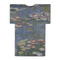 Water Lilies by Claude Monet Jersey Bottle Cooler - BACK (flat)