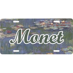 Water Lilies by Claude Monet Front License Plate