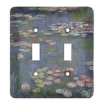 Water Lilies by Claude Monet Light Switch Cover (2 Toggle Plate)