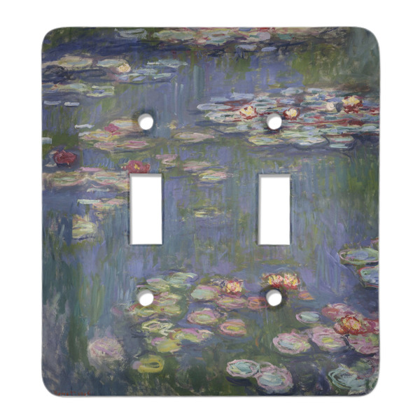 Custom Water Lilies by Claude Monet Light Switch Cover (2 Toggle Plate)