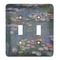 Water Lilies by Claude Monet Light Switch Cover (2 Toggle Plate)