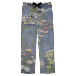 Water Lilies by Claude Monet Mens Pajama Pants - XS