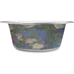 Water Lilies by Claude Monet Stainless Steel Dog Bowl - Medium