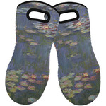 Water Lilies by Claude Monet Neoprene Oven Mitts - Set of 2