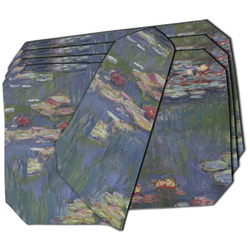 Water Lilies by Claude Monet Dining Table Mat - Octagon - Set of 4 (Double-SIded)