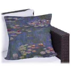 Water Lilies by Claude Monet Outdoor Pillow - 18"