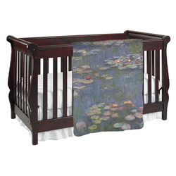 Water Lilies by Claude Monet Baby Blanket (Double Sided)