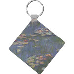 Water Lilies by Claude Monet Diamond Plastic Keychain