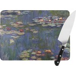 Water Lilies by Claude Monet Rectangular Glass Cutting Board
