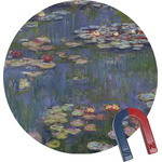 Water Lilies by Claude Monet Round Fridge Magnet